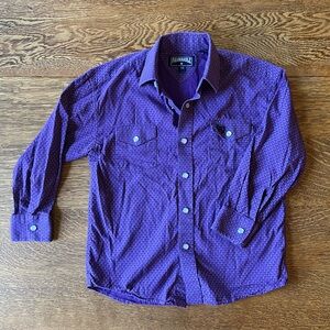 Panhandle Slim Violet Button-Up Shirt